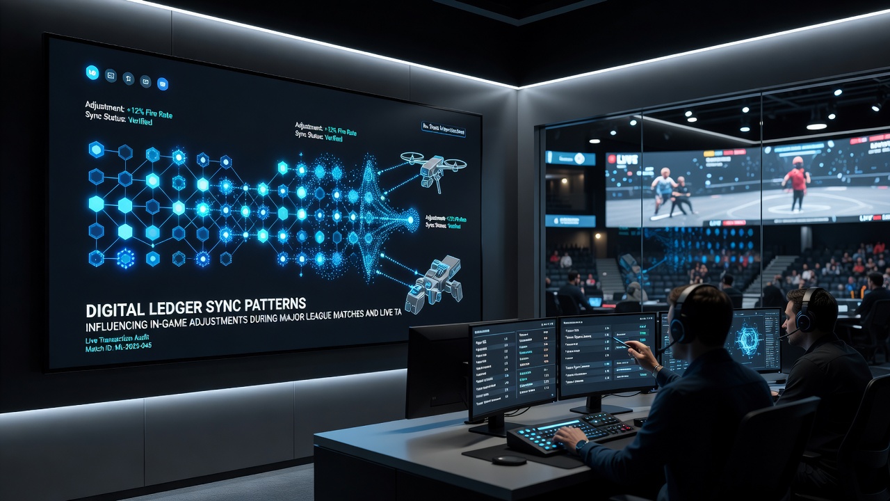 Mobile Live-Tischsequenzen mit synchronisierten Ledger-Daten während Major-League-Events